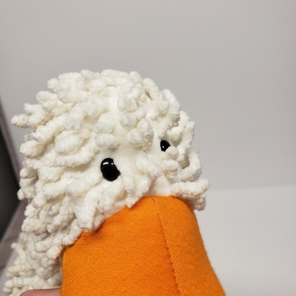 Gund 15" Dolly Chenille Duck Polka Dot Stripes Legs Plush - Picture 6 of 7